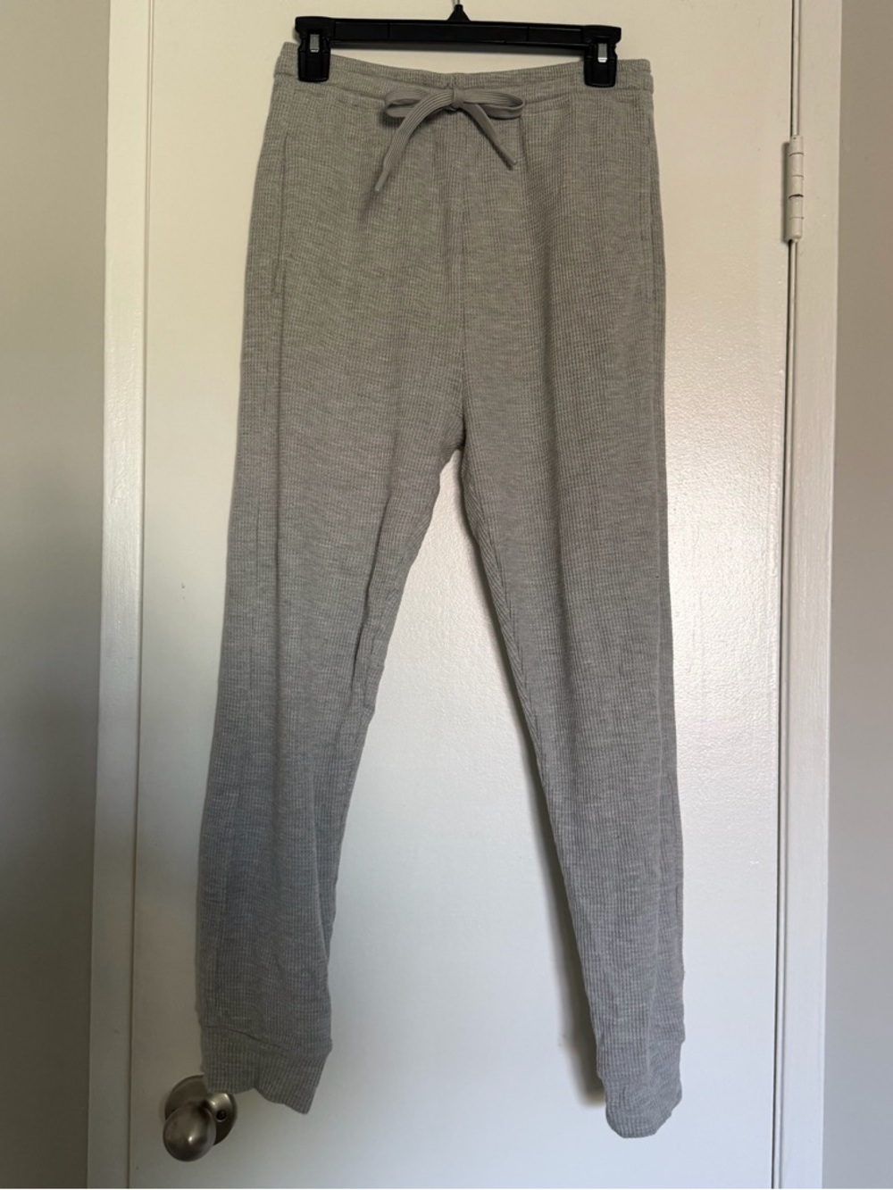 REFORMATION Grey Thermal Joggers - Lounge Pants / Size Small